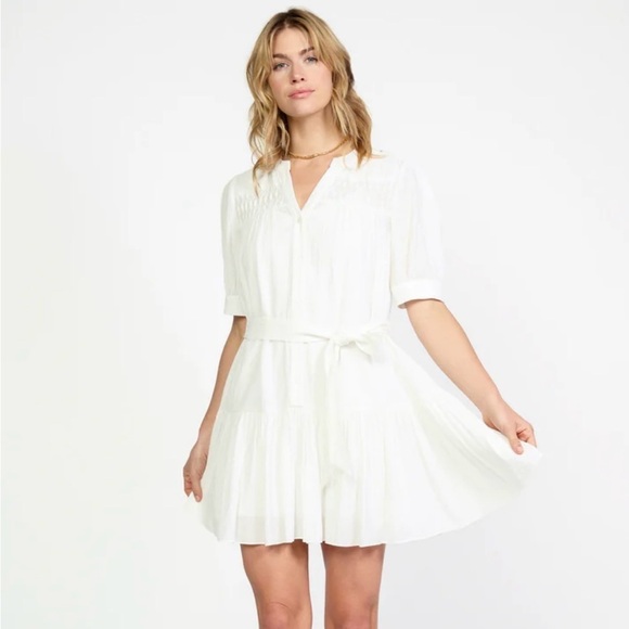 YOKE DETAIL SHIRT DRESS
